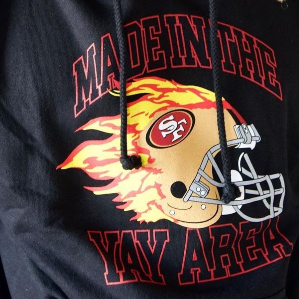 RARE HP san francisco 49ers made in the tag area hoodie